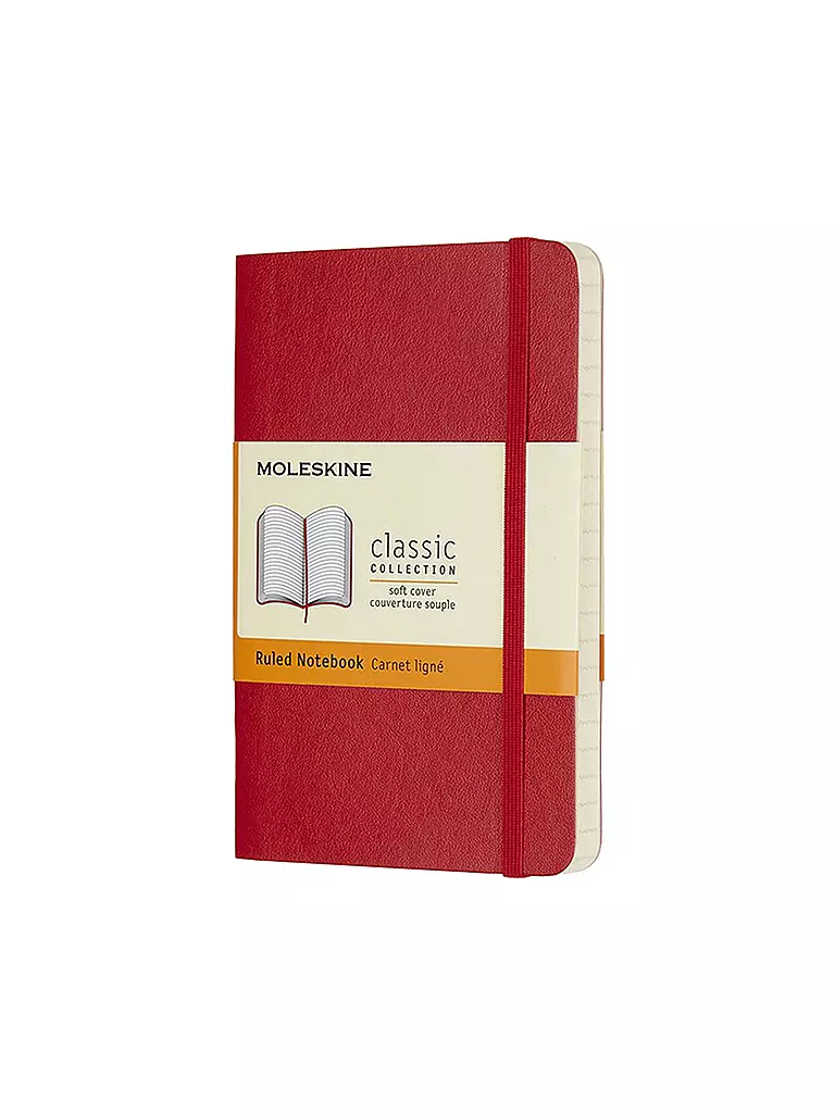 MOLESKIN | Notizbuch - Classic Soft Pocket Ruled Red | keine Farbe