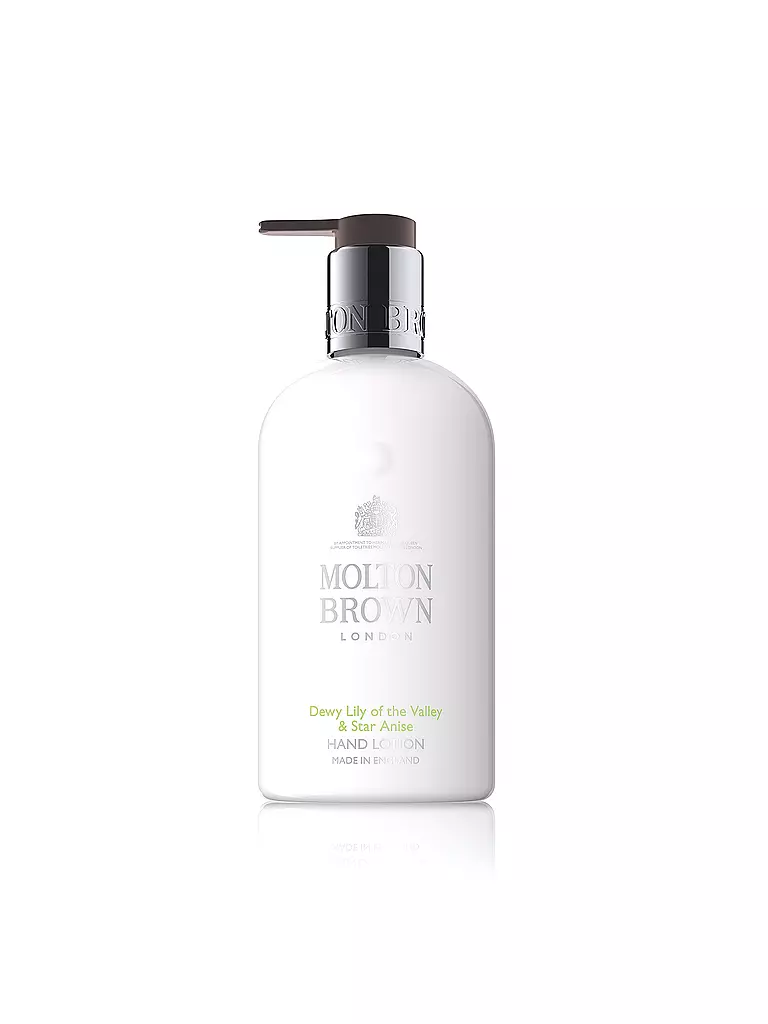 MOLTON BROWN | Dewy Lily of the Valley and Star Anise Hand Lotion 300ml | transparent