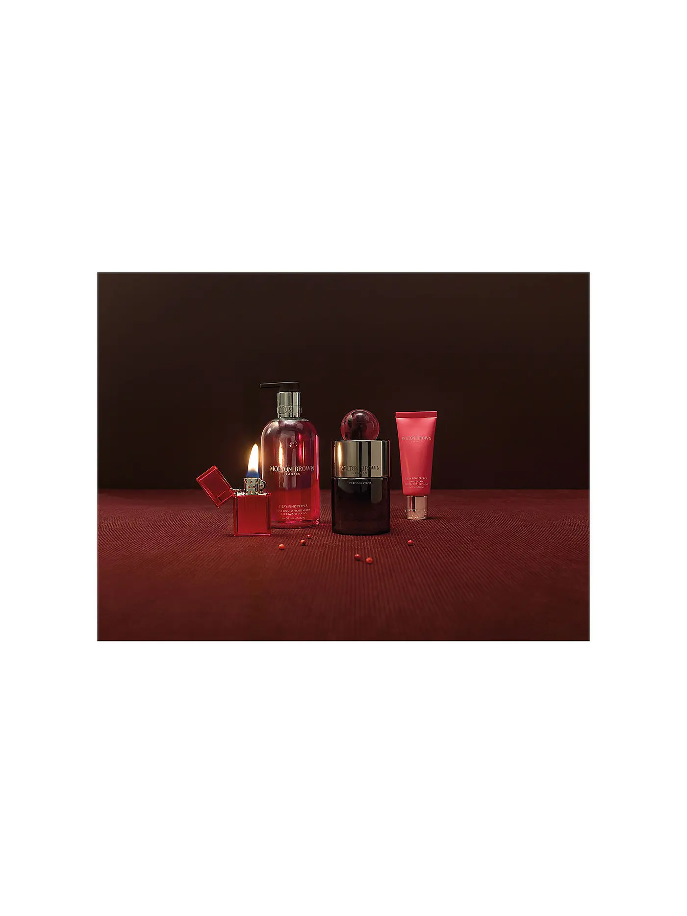 MOLTON BROWN | Fiery Pink Pepper Edle Handseife 300ml | keine Farbe