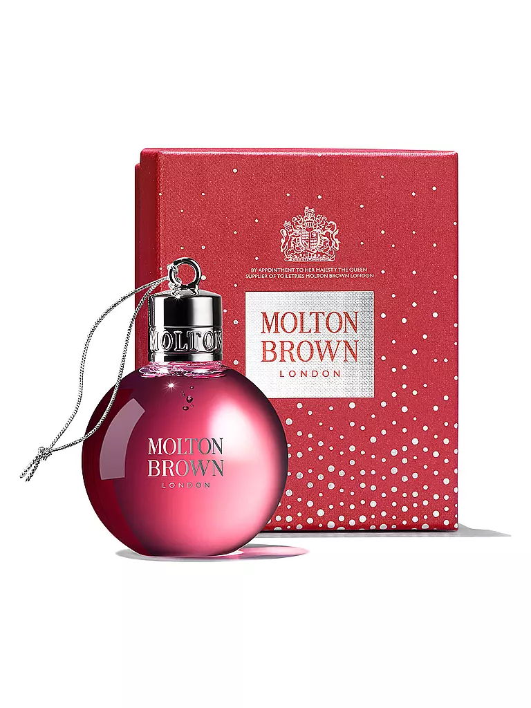MOLTON BROWN | Fiery Pink Pepper Festive Bauble 75ml | transparent
