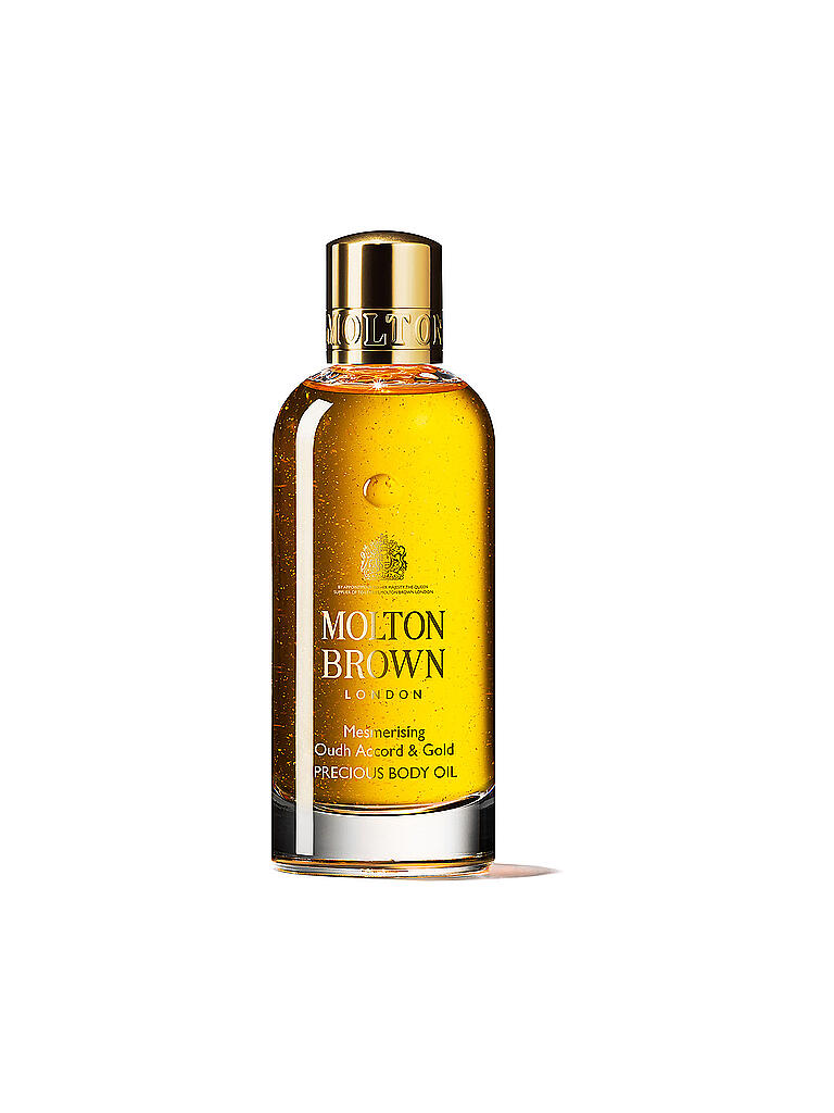 MOLTON BROWN Mesmerising Oudh Accord & Gold Body Oil 300ml transparent