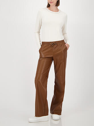 MONARI | Hose in Lederoptik 