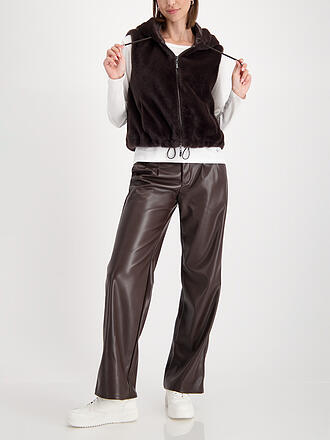 MONARI | Gilet in Felloptik