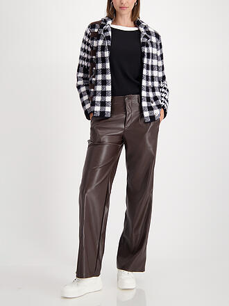 MONARI | Hose in Lederoptik Wide Leg