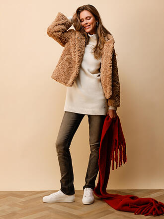 MONARI | Jacke in Felloptik 