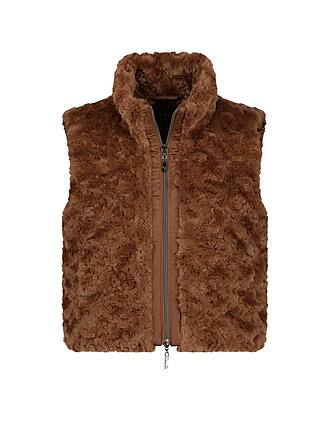 MONARI | Gilet in Felloptik