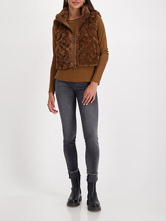 MONARI | Gilet in Felloptik