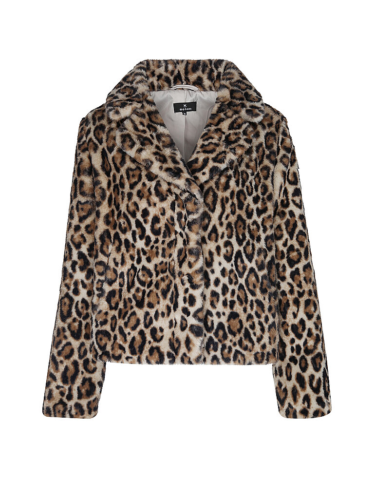 MONARI Jacke in Felloptik braun | 42