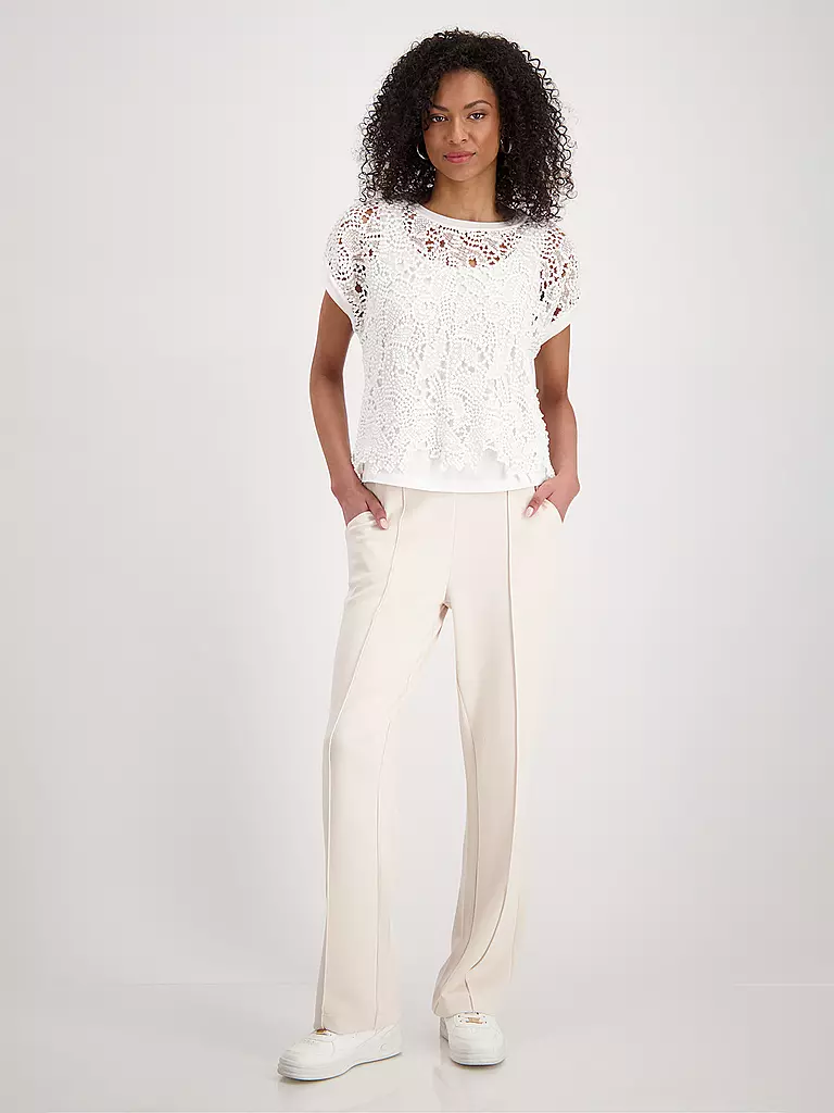 MONARI | Blusenshirt  | creme