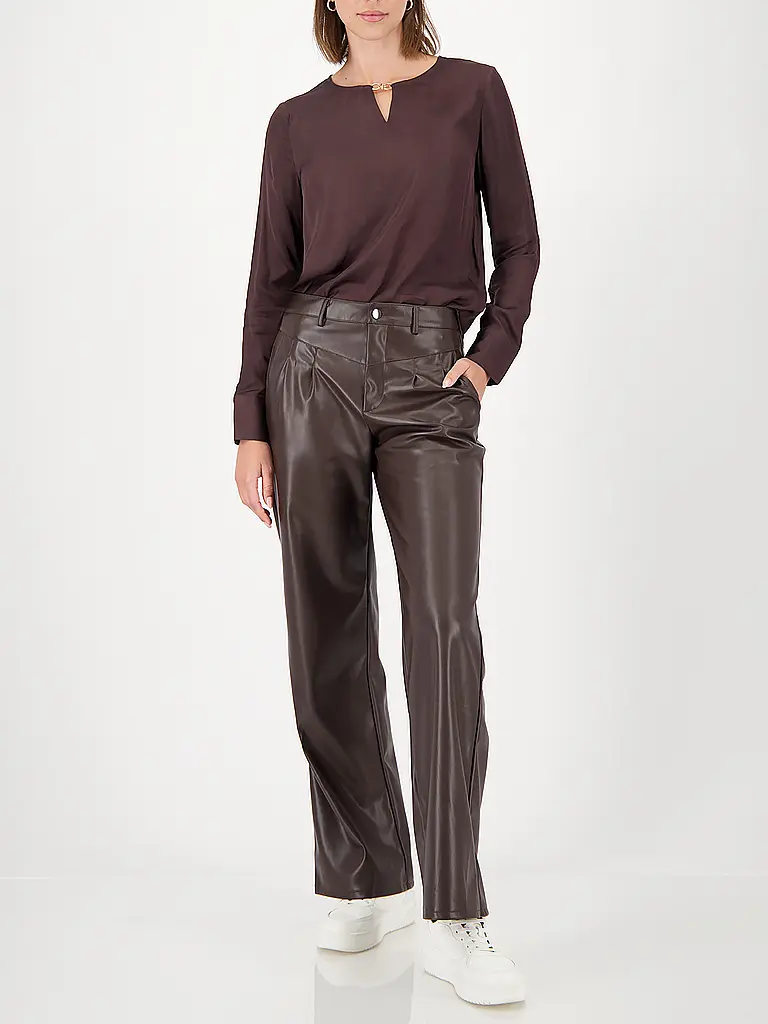 MONARI | Blusenshirt  | Braun