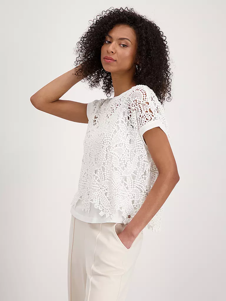 MONARI | Blusenshirt  | creme