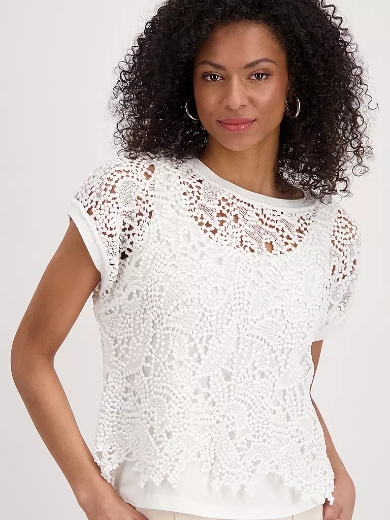 MONARI | Blusenshirt  | creme