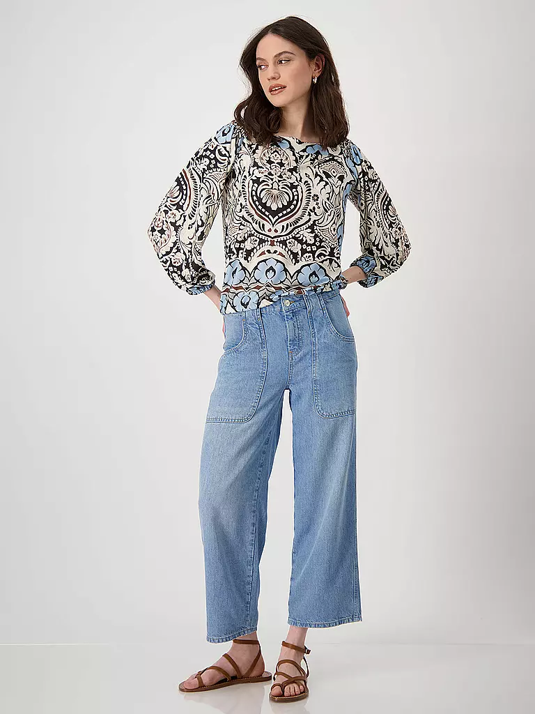 MONARI | Blusenshirt BUENOS AIRES | hellblau