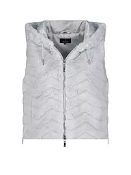 MONARI | Gilet in Felloptik | Grau