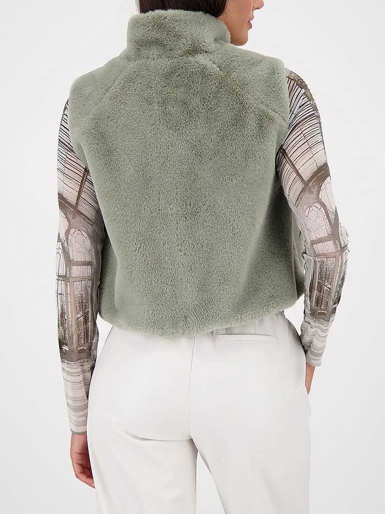 MONARI | Gilet in Felloptik | 