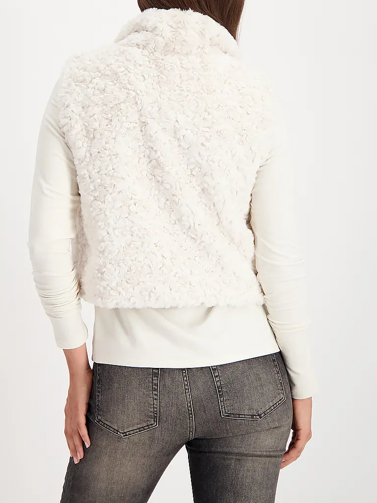 MONARI | Gilet in Felloptik | 