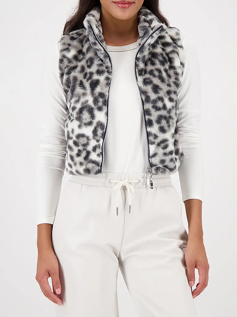 MONARI | Gilet in Felloptik | 