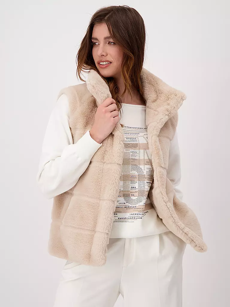 MONARI | Gilet | beige