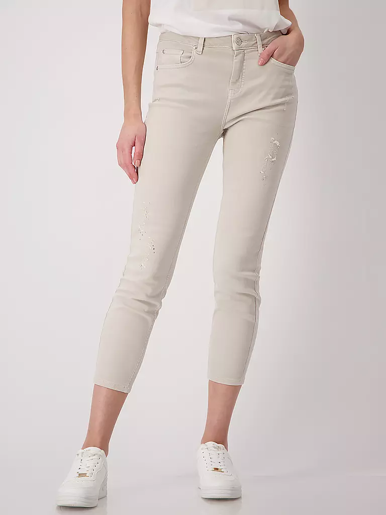 MONARI | Hose 7/8 | beige