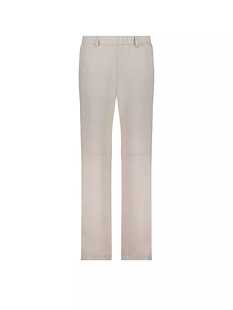 MONARI | Hose in Lederoptik | beige