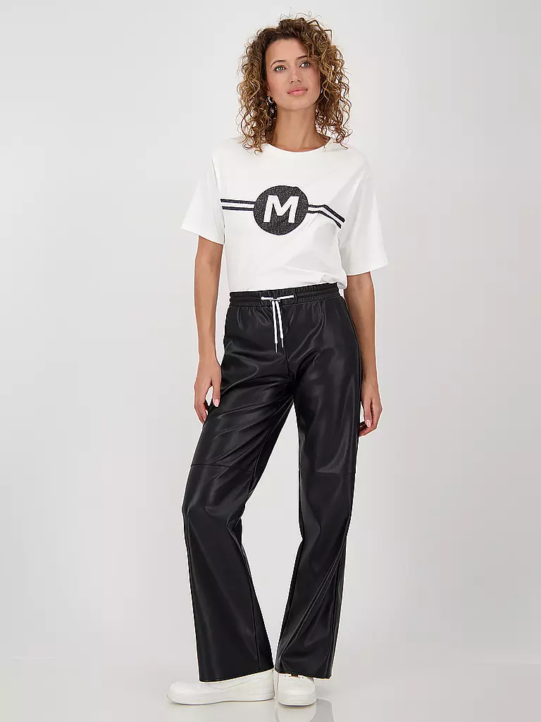 MONARI | Hose in Lederoptik | schwarz