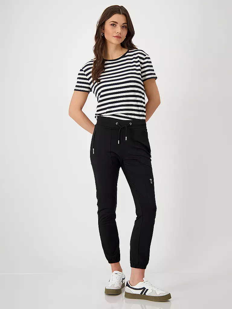 MONARI | Hose Jogging Fit  | schwarz