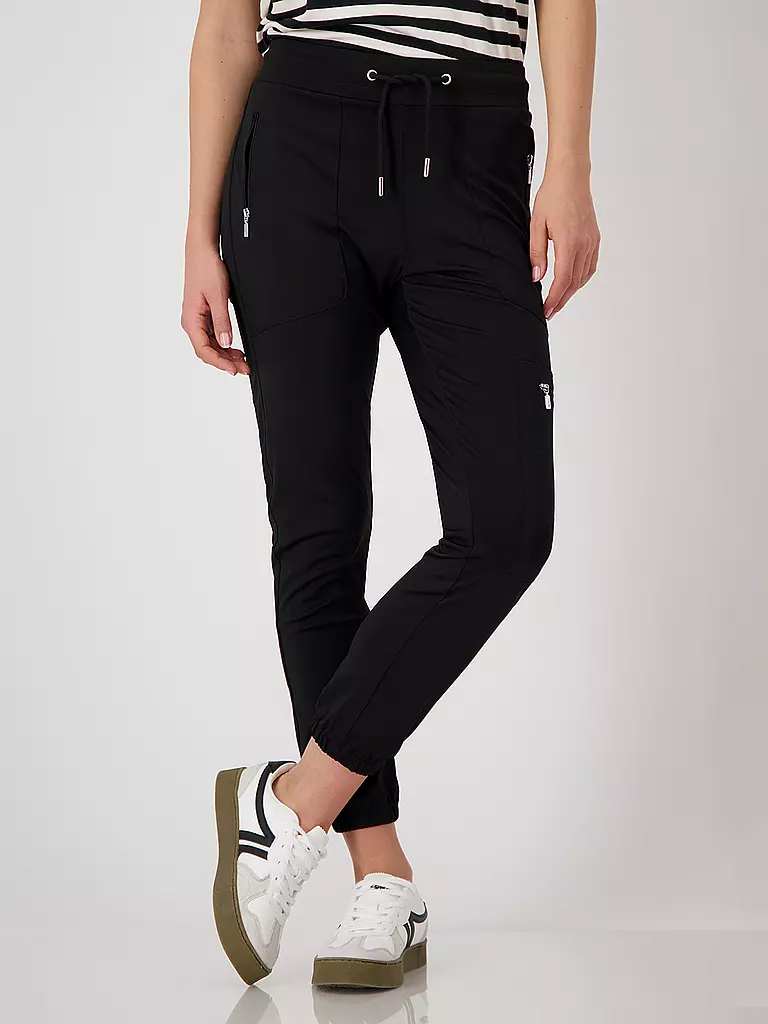 MONARI | Hose Jogging Fit  | schwarz