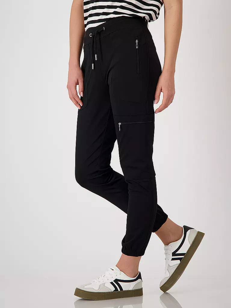 MONARI | Hose Jogging Fit  | schwarz