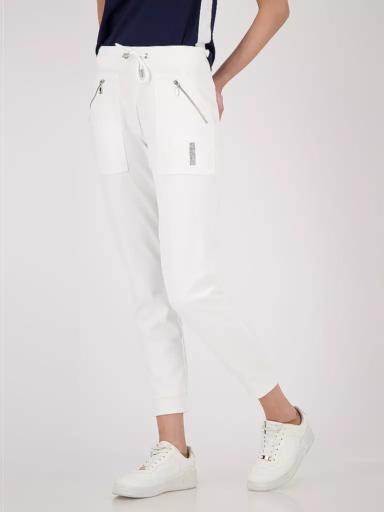 MONARI | Hose Jogging Fit | weiss