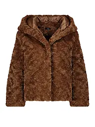 MONARI | Jacke in Felloptik  | braun