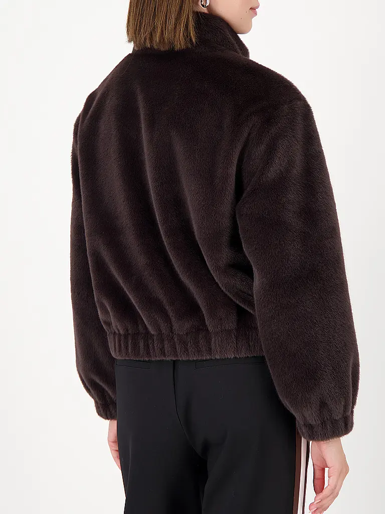 MONARI | Jacke in Felloptik | Braun