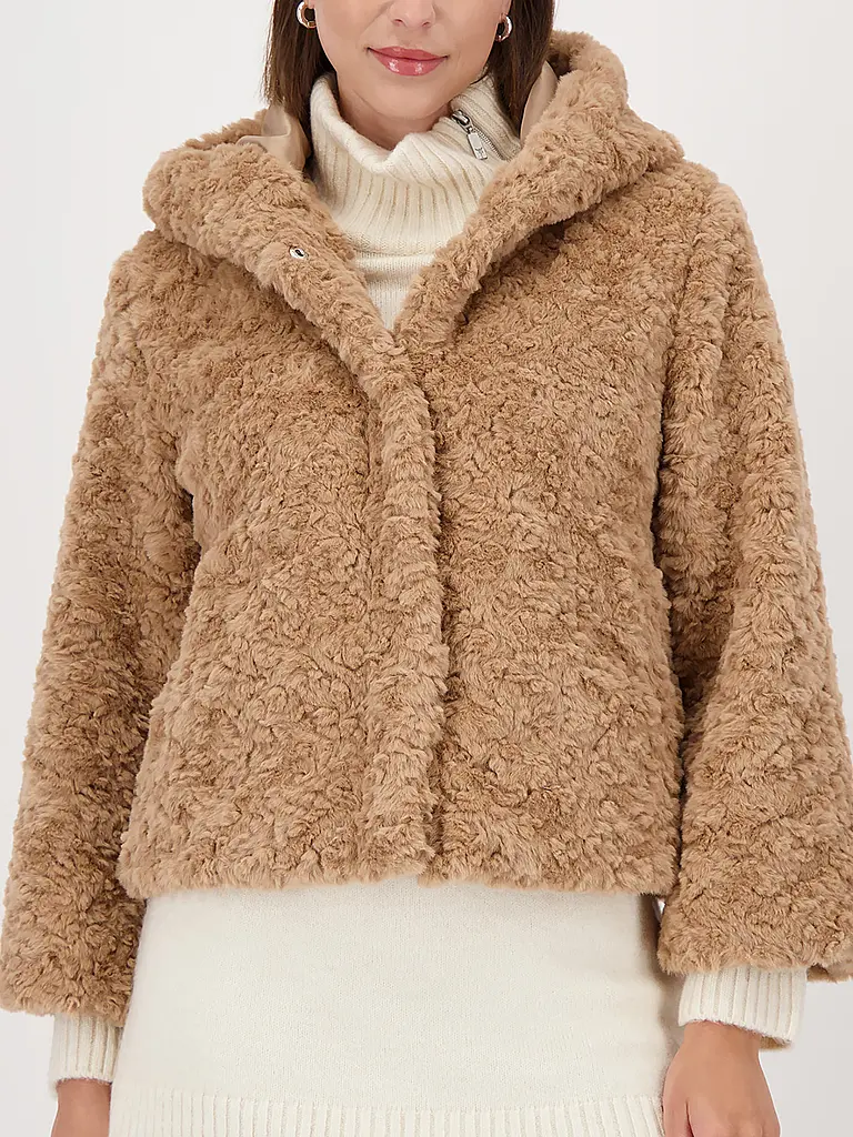 MONARI | Jacke in Felloptik | 