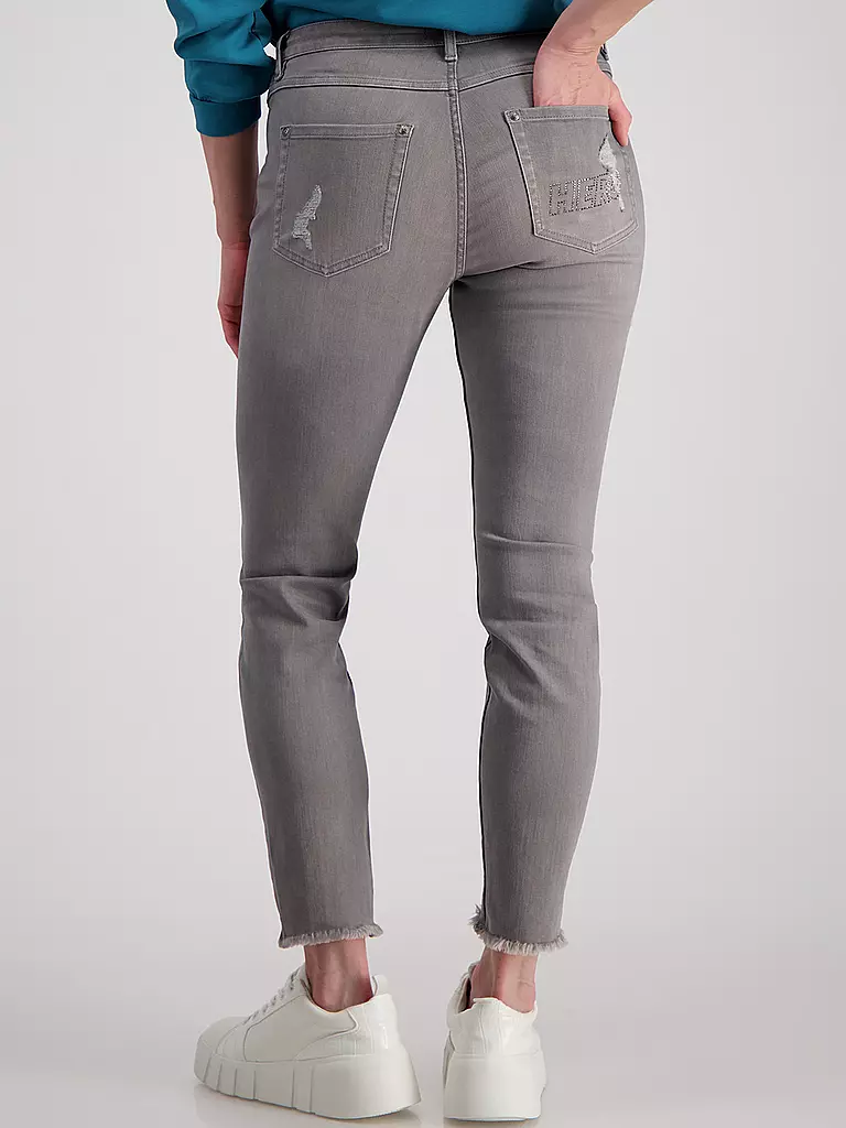 MONARI | Jeans  Slim Fit 7/8 | grau