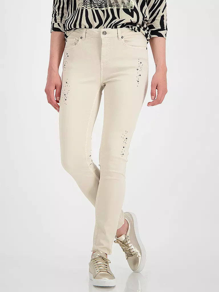 MONARI | Jeans Skinny Fit  | beige