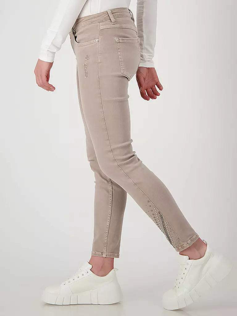 MONARI | Jeans Skinny Fit  | beige