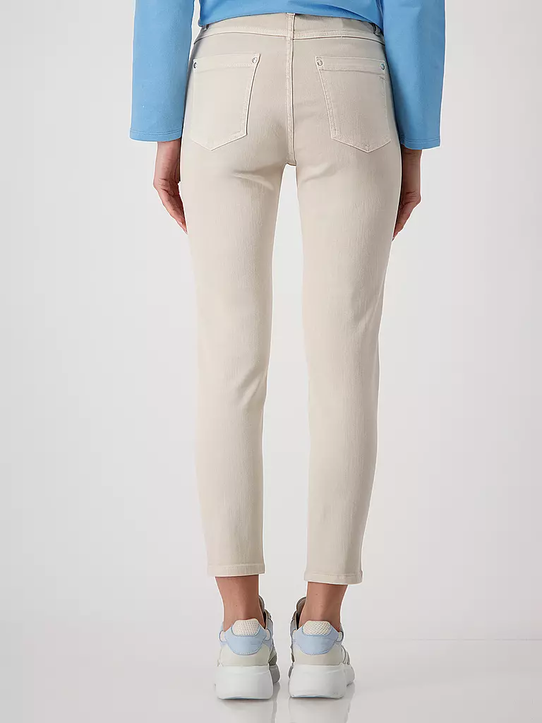 MONARI | Jeans Skinny Fit 7/8 | beige