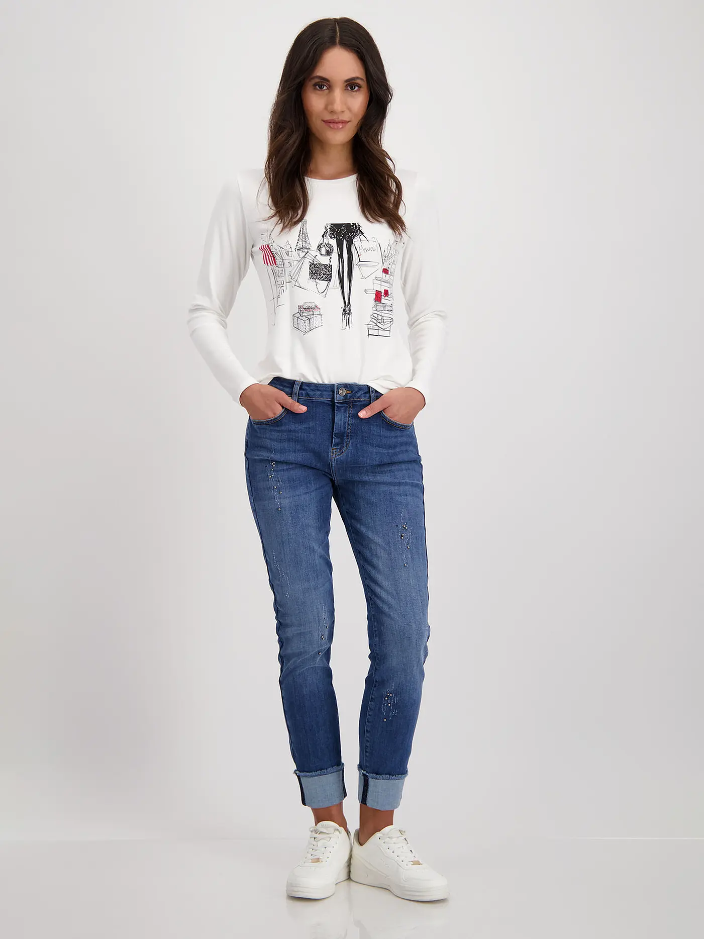MONARI | Jeans Slim Fit  | blau