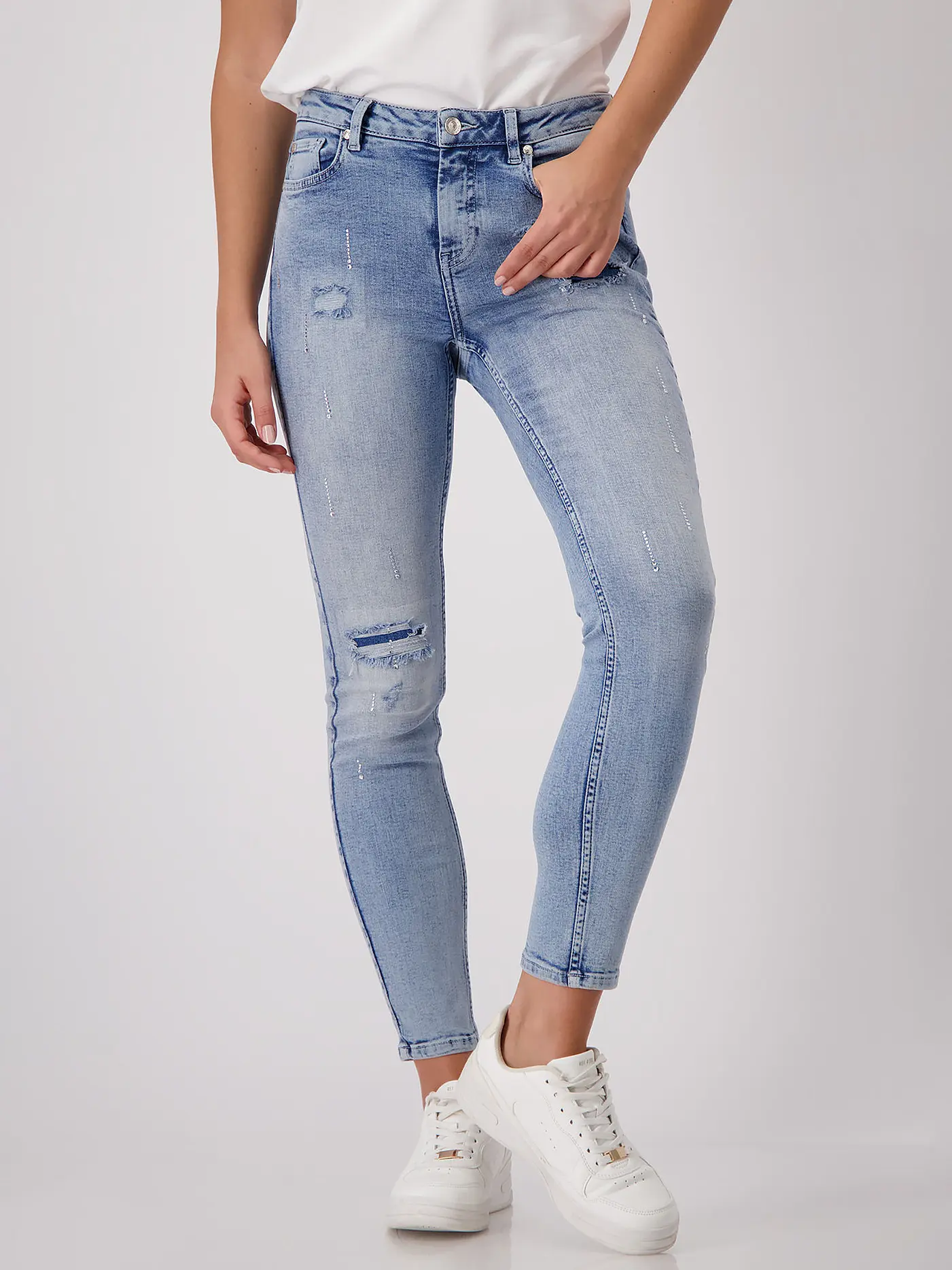 MONARI | Jeans Slim Fit  | blau