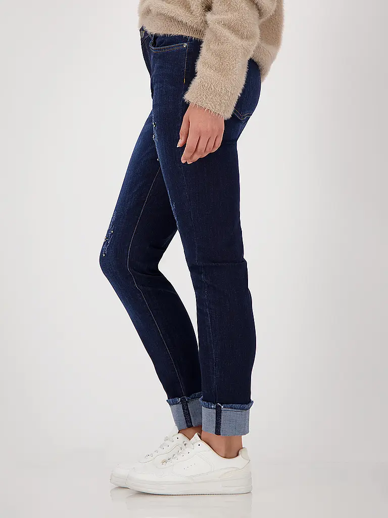 MONARI | Jeans Straight Fit  | dunkelblau
