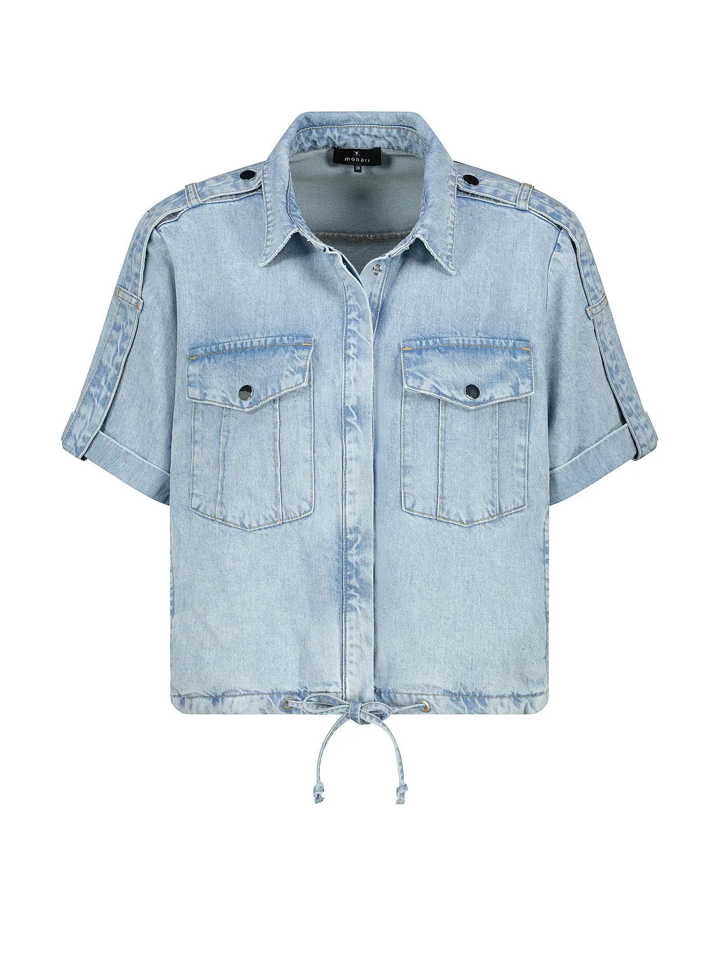 MONARI | Jeansbluse BALI | blau
