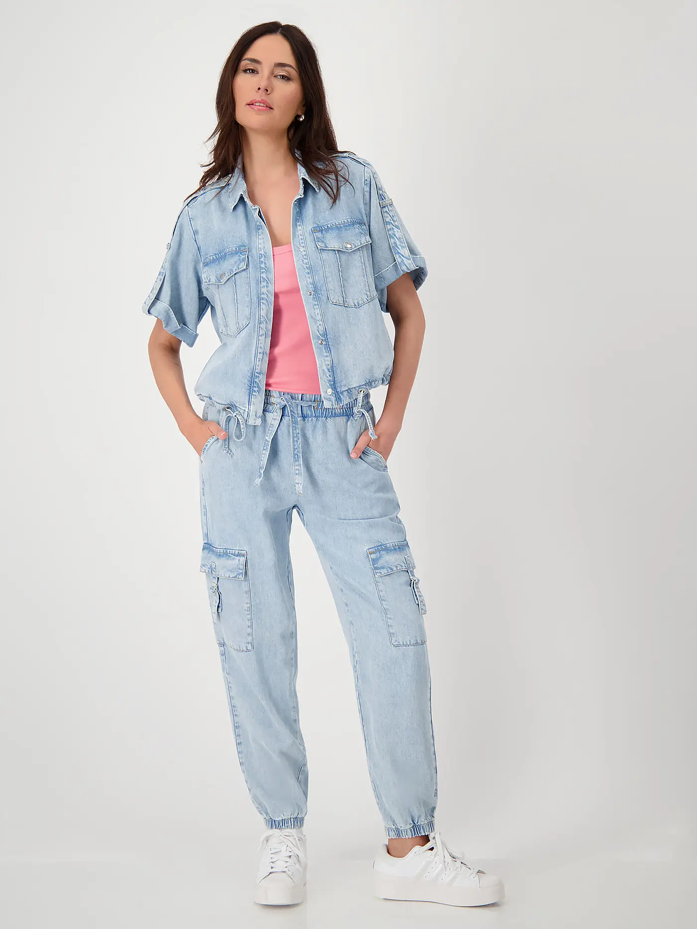 MONARI | Jeansbluse BALI | blau