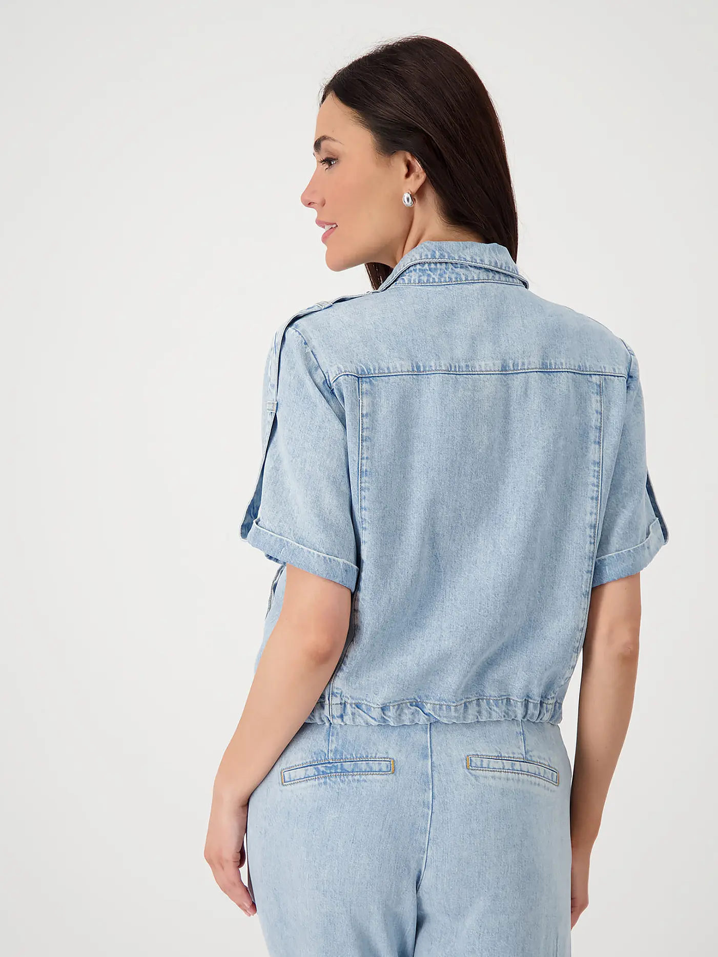 MONARI | Jeansbluse BALI | blau