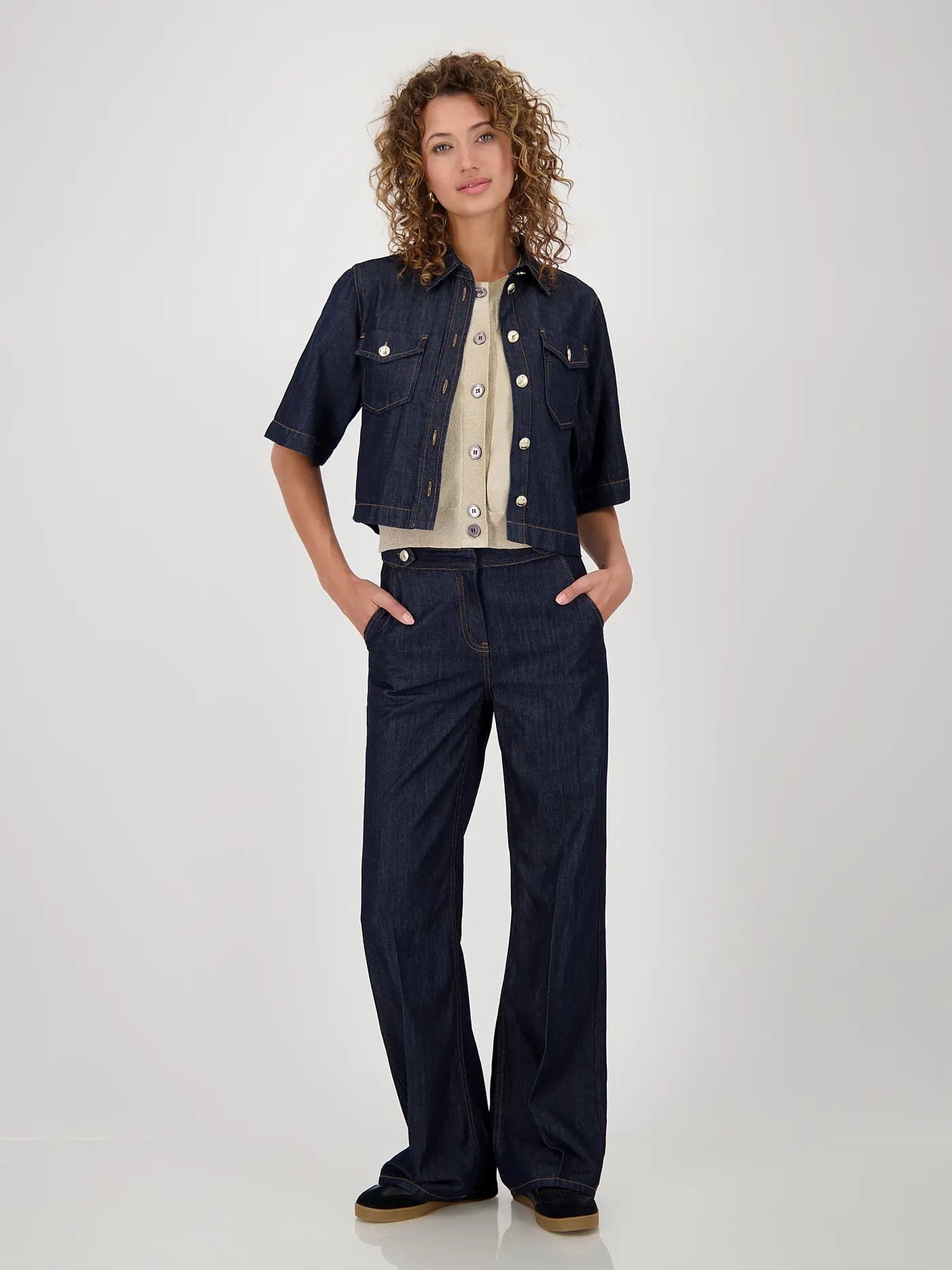 MONARI | Jeansjacke  | dunkelblau