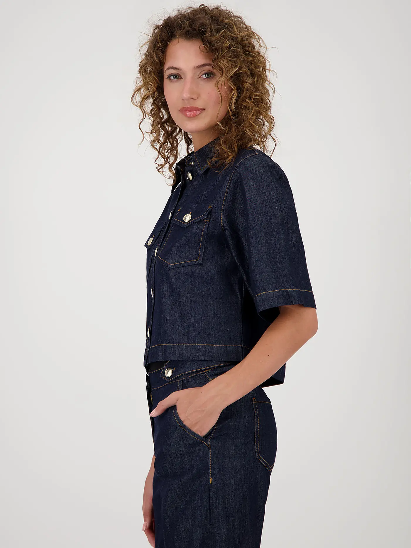 MONARI | Jeansjacke  | dunkelblau