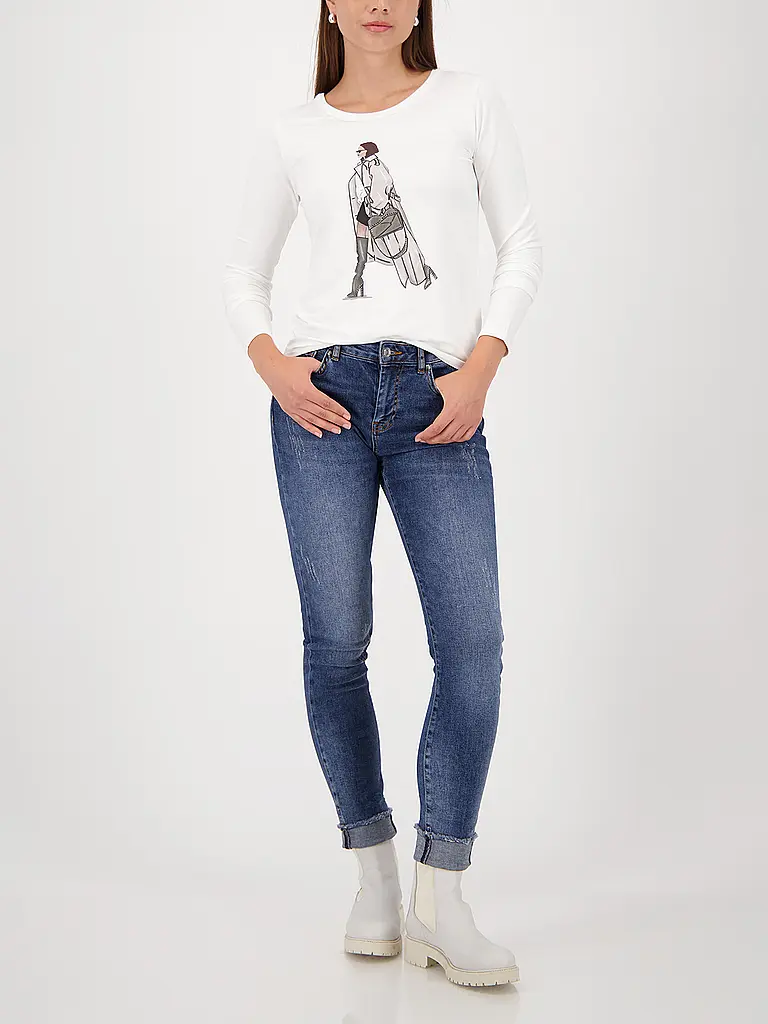 MONARI | Langarmshirt  | Creme