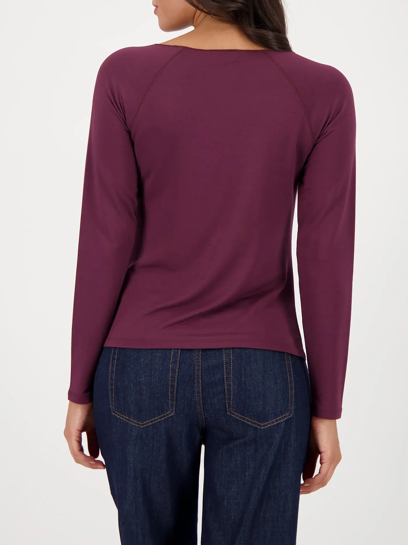 MONARI | Langarmshirt  | dunkelrot