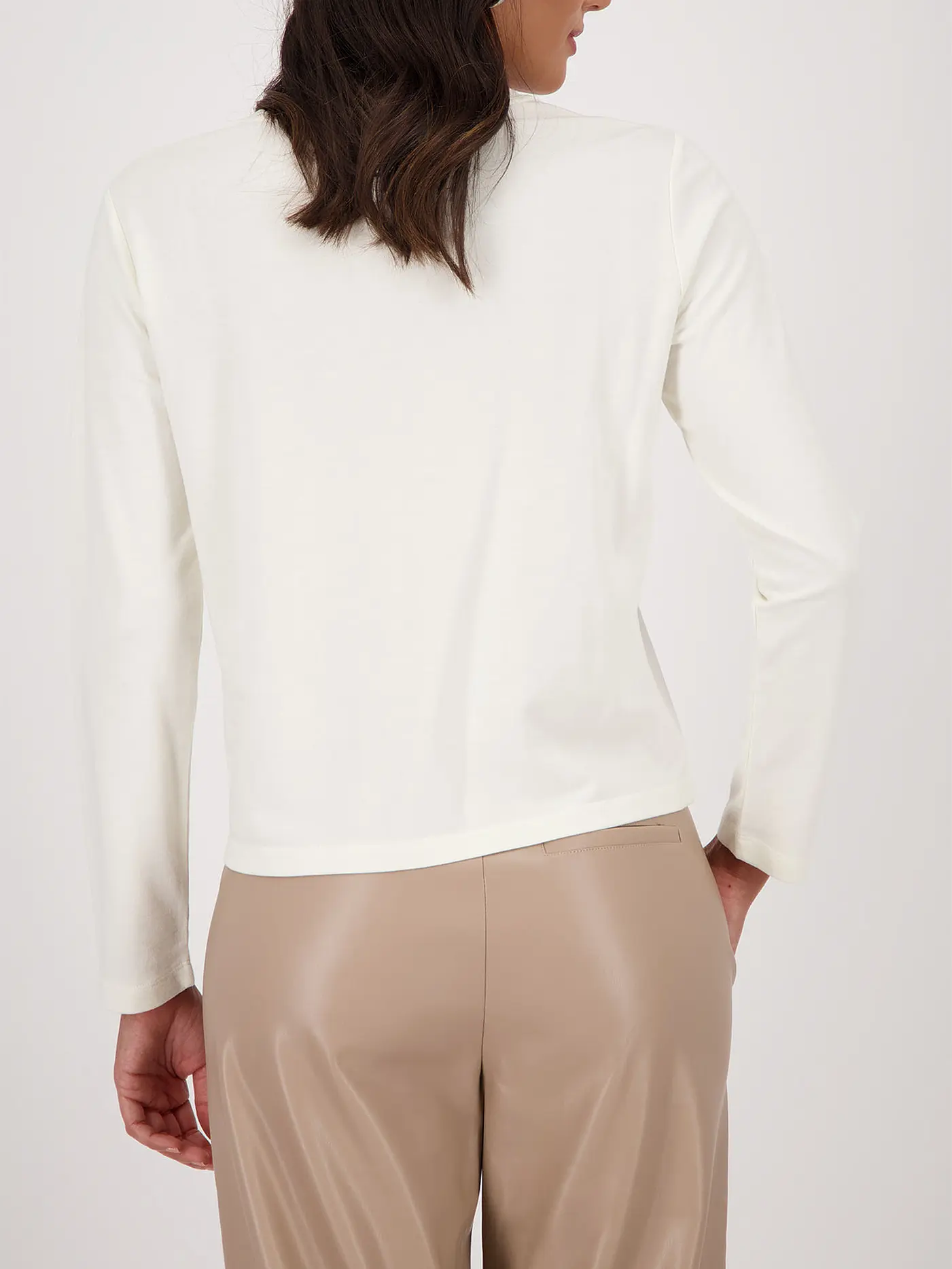 MONARI | Langarmshirt  | creme