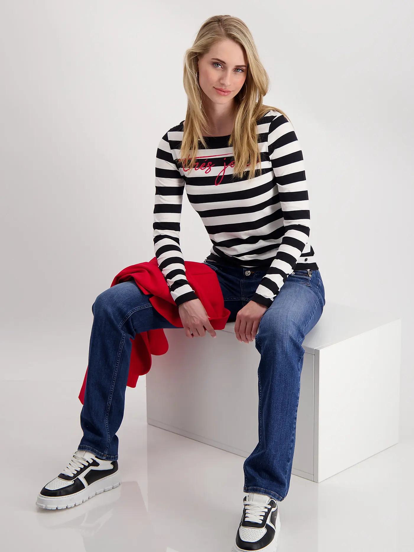 MONARI | Langarmshirt  | schwarz