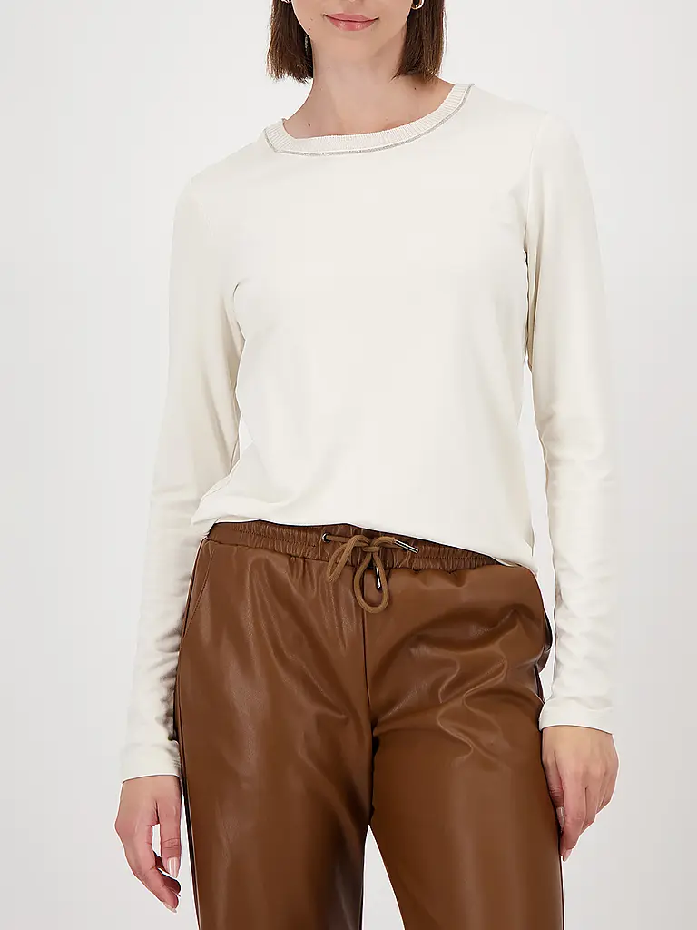 MONARI | Langarmshirt  | creme