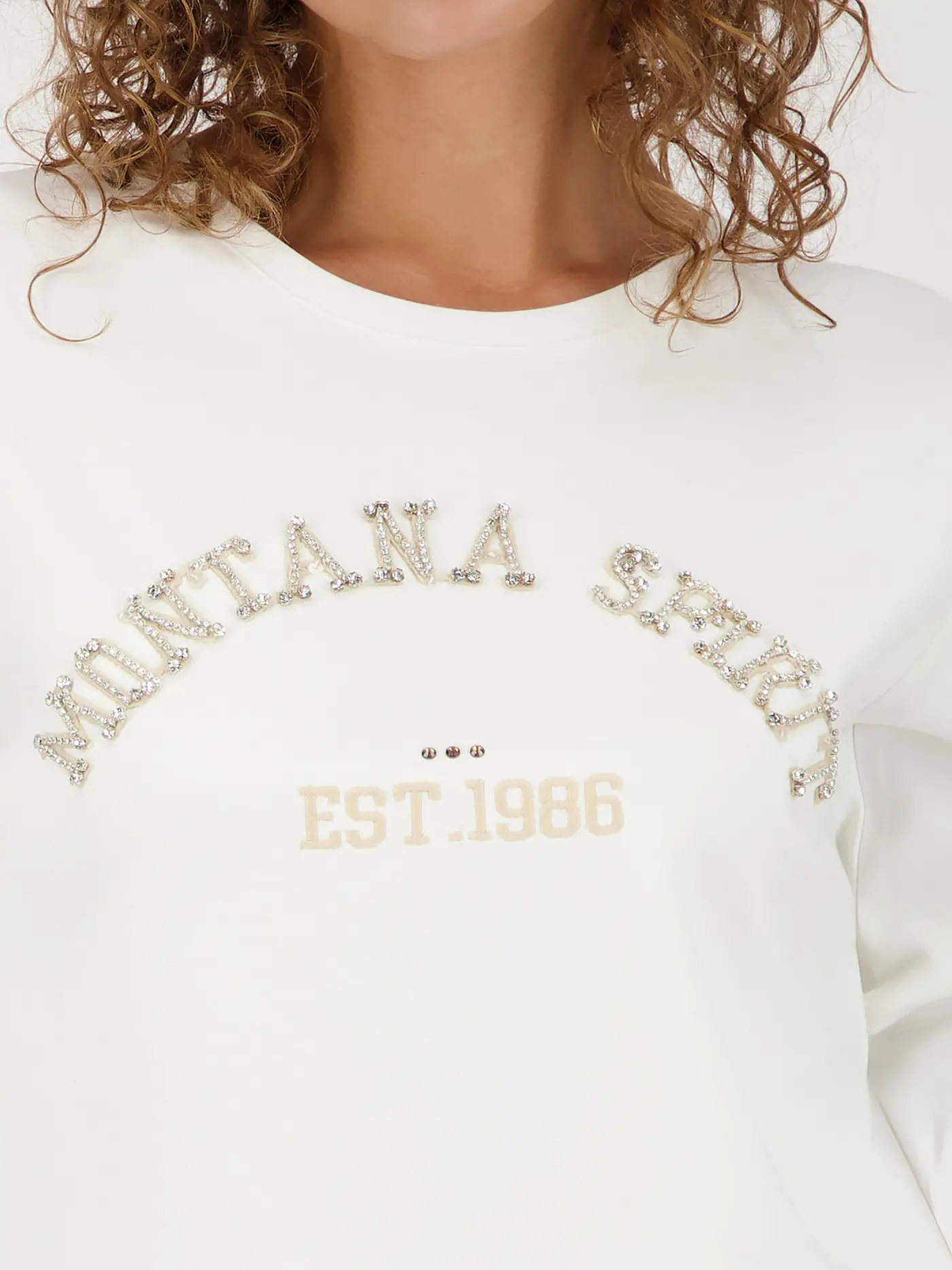 MONARI | Langarmshirt  | weiss